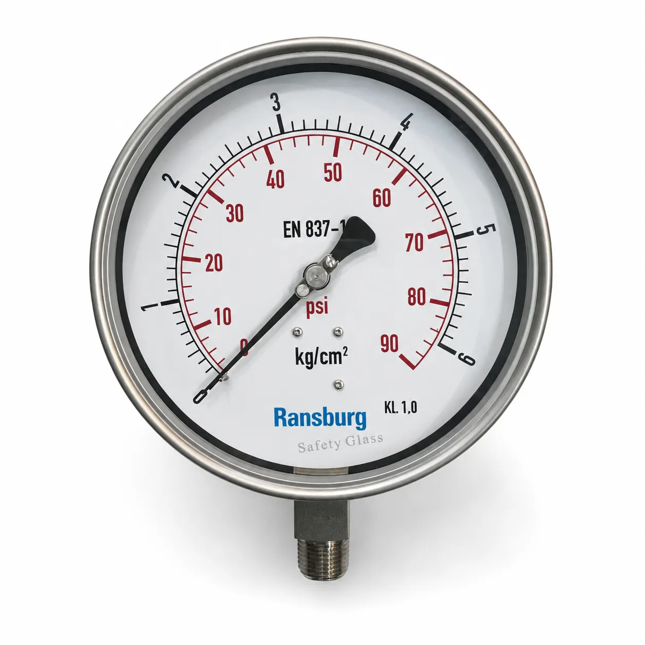 RWS 2410 6" Pressure Gauge